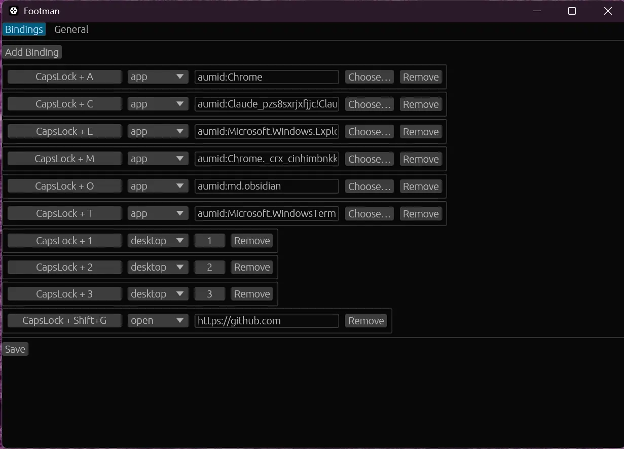 FOOTMAN — systems project screenshot